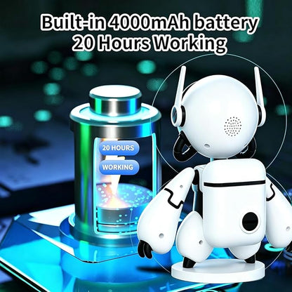 2K Indoor Robot Camera, 2.4G WiFi Security Indoor Camera for Baby Pet