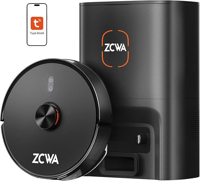 ZCWA Robot Vacuum, Robotic Vacuum with Three Ground Detection Sensors, DK9