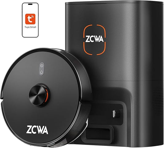 ZCWA Robot Vacuum, Robotic Vacuum with Three Ground Detection Sensors, DK9