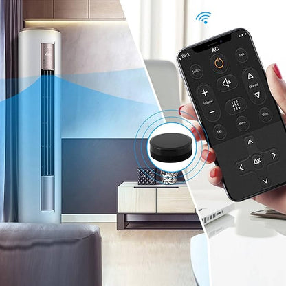 IR Control Hub, Universal Smart Electric Infrared Gateway Support APP Remote Control, Home Automation Smart Sensor Compatible with Assistant