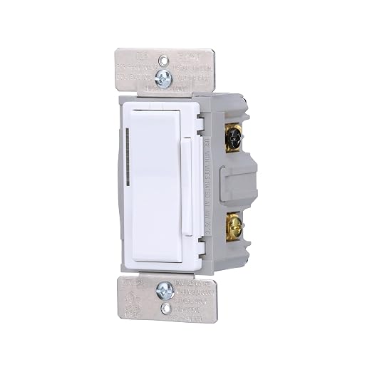 Eaton EWFD30-W-BX-T Wi-Fi Smart Universal Dimmer Works with Hey Google and Alexa, White