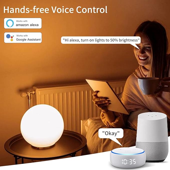 C37E12 LED Bulb,Wi-Fi Smart LED Light Bulb, Dimmable(3000-6000K), Remote Control,Decorative Candle Lamp for Stage Home Decor, 4Pack