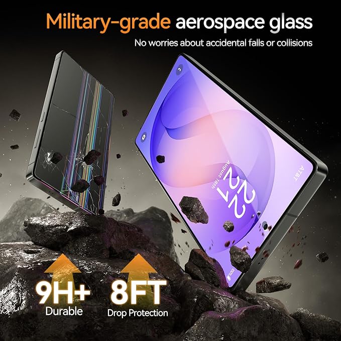 X-it for Samsung Galaxy S26 Ultra Screen Protector 9H+ Glass [Anti-Glare & Anti-Reflective] 68% Glare Reduction 25° Privacy Filter Ultrasonic Fingerprint Compatible Military Grade Drop Protection - 2 Pack