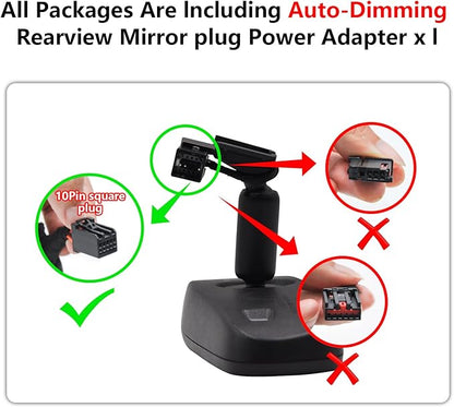 Mangoal Front 4K & Rear 1080P Dash Cam Custom fit for GMC Yukon, Yukon XL 2021-2022 (Model B), SLE SLT AT4 Denali, Integrated OEM Look, UHD 2160P Video, G-Sensor, Loop Recording, 128GB Card