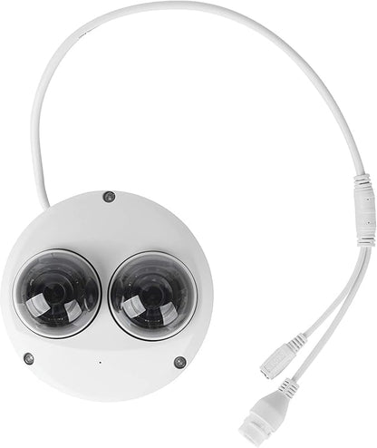 EmpireTech 2x4MP 1/2.7" CMOS Starlight IR Mini Dome Dual Lens IP Wired Camera Good for Corridor,Dual-Directional No-Splicing,Multi-Sensor,Built-in Mic, IPC-E541F-E2-AS 3.6MM