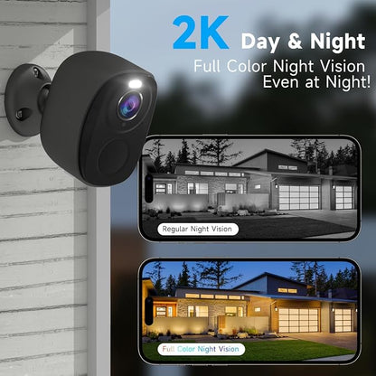 5G/2.4G Security Cameras Wireless Outdoor, 4Packs Cameras System