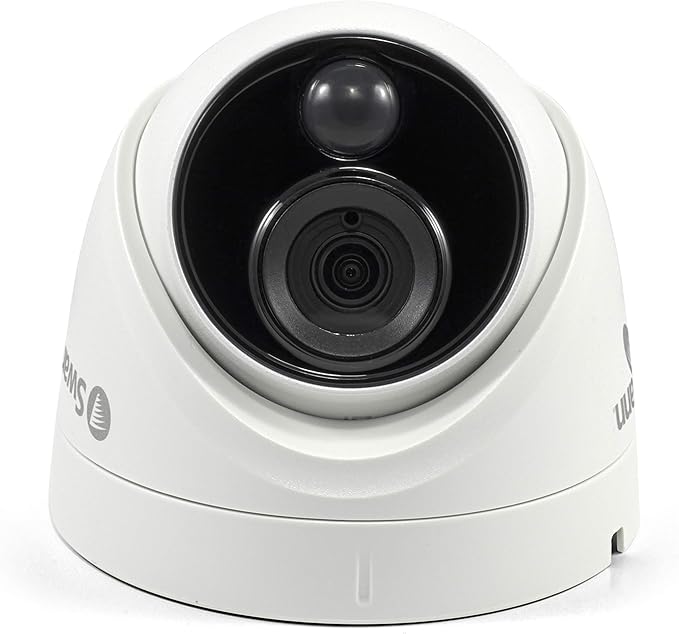 Swann Add-On DVR Enforcer Dome Security Camera with 4K Ultra HD Video, Indoor or Outdoor Design Plus True Detect Heat and Motion Detection
