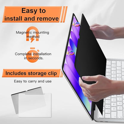 Magnetic Privacy Screen for MacBook Neo 13 Inch A18 Pro 2026, Matte Removable Anti Glare Blue Light Filter