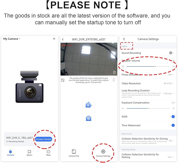 Mangoal Front 4K & Rear 1080P Dash Cam Custom fit for 12th Gen Suburban / 5th Gen Tahoe 2021-2022, Integrated OEM Look, UHD 2160P Video, WiFi & App, G-Sensor, Loop Recording, 128GB Card