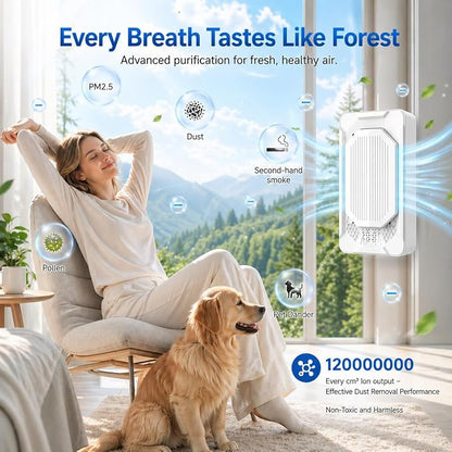 Air Purifier 4PCS Air Ionizers Plug in Air Fresheners for Home Pet Odor Eliminator Room Freshener Odor Absorber for Office