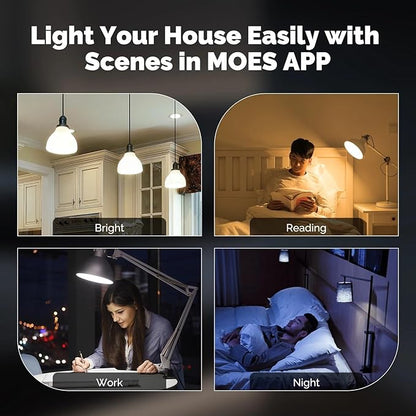Smart Filament Bulb Light Your House Easily with Scene E27 Energy Saving Customize Light by Time 7W Tuya APP Control,1pcs