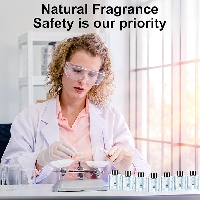 Amor Lyris 3.5OZ/100ml Large Car Air Freshener Refill, CO01/Dedicated Perfume Long Lasting Air Fresheners 6 Months, Car Diffuser Essential Oil Made of Natural Plant Extracts, Azure