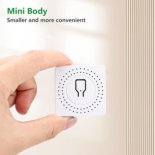 Wengart WiFi Mini Relay Switch,AC100-240V 16Amp,Universal DIY Module,Easy to Upgrade Smart Home,Compatible with Alexa and Google Home Assistant,2.4GHz