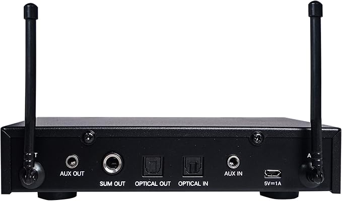 Sound Town 16 Channels Wireless Microphone Karaoke Mixer System with Optical (Toslink), AUX and 2 Handheld Microphones - Supports Smart TV, Home Theater, Sound Bar (SWM16-PRO)