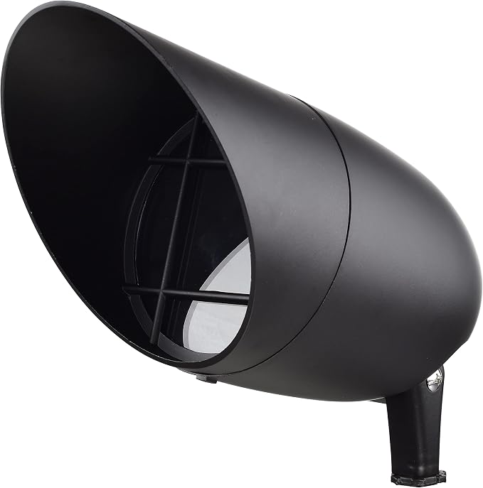 Nuvo SF76/648, PAR38 Landscape Flood Light, Dark Bronze, Landscape Lighting | Adjustable head, Stake or ceiling mount, 150W max, Wet location rated, Aluminum construction
