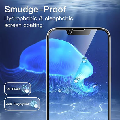 JETech Privacy Full Coverage Screen Protector for iPhone 17e (2026) / iPhone 16e, Anti-Spy Tempered Glass Film, Edge to Edge Protection Case-Friendly, 6.1-Inch Display, 2-Pack