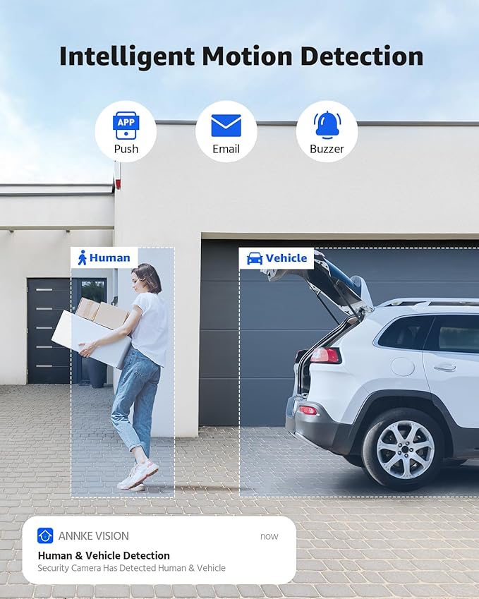 ANNKE 16 Channel Security Camera System 12MP PoE, Smart Dual Light, 4TB HDD
