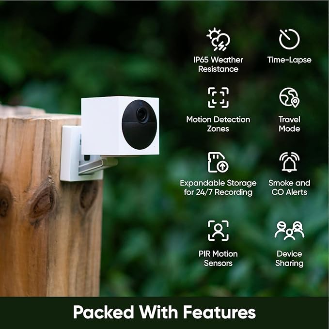 Cam Outdoor Starter Bundle v2 (2 Camera + Base Station) - 1080p HD Wireless Home Security Camera, Battery-Powered, IP65 Rated, Color Night Vision, 2-Way Audio, Compatible with Alexa & Google