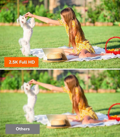 SensForge 2.5K Indoor Outdoor Battery Camera Lite, Dual-Band WiFi, Free AI Human & Pet Detection, 2-Day Cloud + Spotlight Color Night Vision, Magnetic Mount, Optional AI + Storage Upgrade