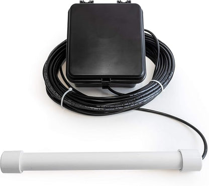 Dakota Alert Driveway Alarm Sensor - DCPT-4000 Driveway Alarms Wireless Outside Weatherproof Vehicle Sensor, 1 Mile Long Range Sensors, Vehicle Detecting Probe Transmitter & 50' Direct Burial Cable