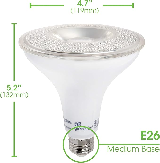 LED PAR38 15W Dusk to Dawn Photocell Flood Light Bulb, 3000K Bright White, 120W Equivalent, 1250 Lumens, Weatherproof, Dimmable, E26 Medium Base, 120V, Energy Star, (1 Pack)