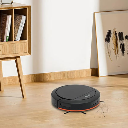 Robot Vacuum and Mop Combo, 3-in-1 Robot Vacuum Cleaner, Sweeping Machine with APP & Button Control, Max 2700Pa Suction, 120Mins Runtime, Robotic Vacuum for Pet Hair, Carpet, Hard Floor, Black