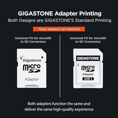 GIGASTONE 64GB Micro SD Card 5-Pack, Camera Plus, MicroSDXC Memory Card for Wyze Cam, Security Camera, Smartphone, Fire Tablet, 4K Video Recording, UHS-I U3 A1 V30, 95MB/s, with Adapter