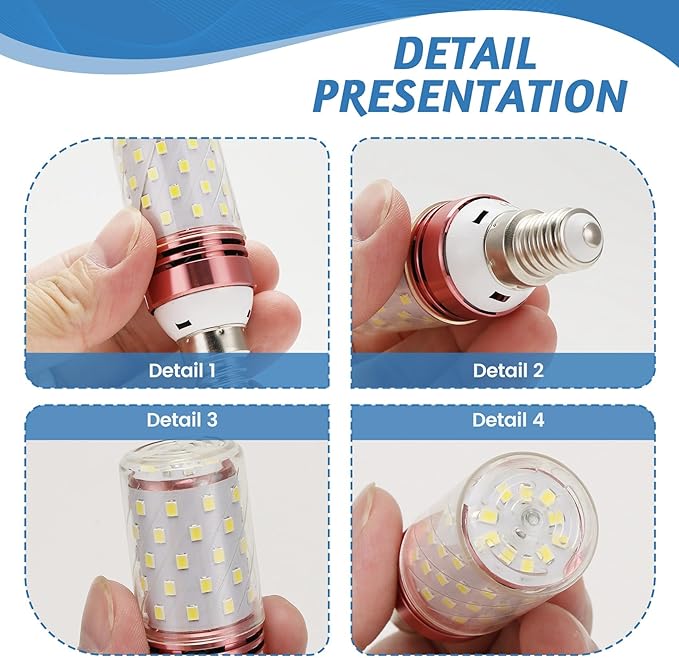 10Pcs E14 LED Corn Bulb 12W Corn Bulb Replace Lamps Small -in Smart Efficient Bulb Neutral Light