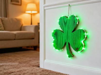 Green Led Lights Strip ST. Patrick's Day Decorations Indoor Rope Lights Easy DIY Cuttable Strip Lights for Room Bathroom Living Room Kitchen Ceiling Wall Vanity Mirror Decor