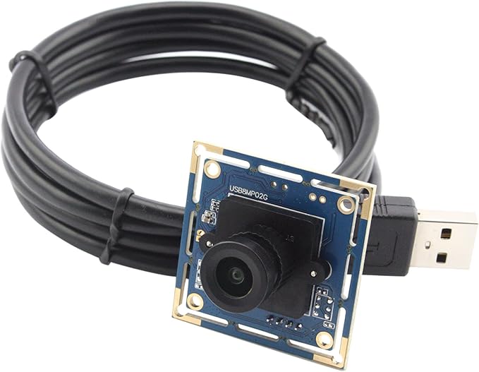 ELP 8MP USB Camera Module 2448p Webcam Board 2.1mm Wide Angle Lens 8MP HD Industrial Laptop USB Camera for Windows/Linux/Android/macOS