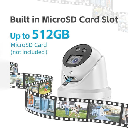 DS-2CD2386G2-I 4K 8MP PoE IP Camera Outdoor Excellent Low-Light Performance Human/Vehicle Detection IP67 2.8mm Lens Wide Angle International Version