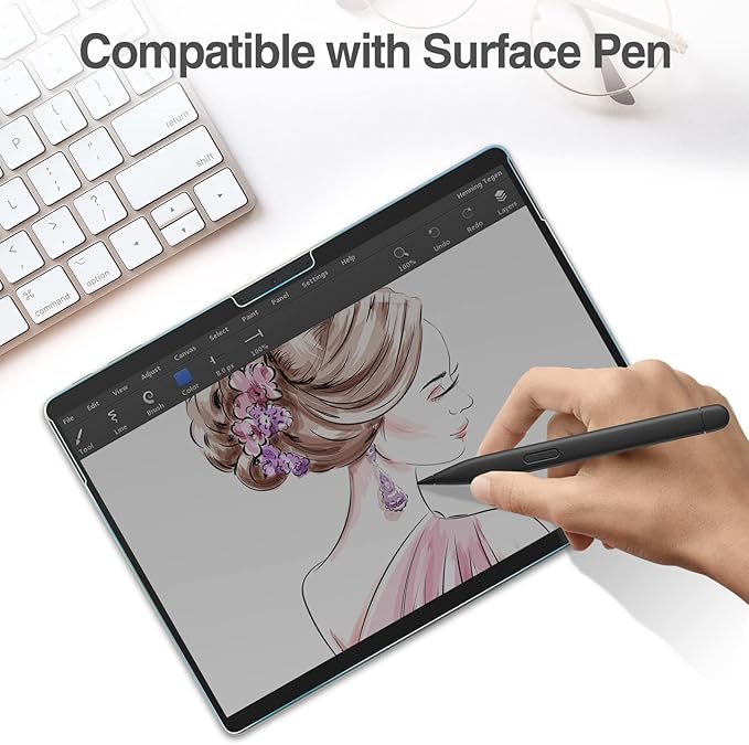 ProCase Microsoft Surface Pro 11/10/ 9 13 inch Privacy Screen Protector, Anti-Spy Tempered Glass Ultra Thin Tinted Screen Film Guard for 13.0 inch Surface Pro 11/10/ 9 2024 2022 Release