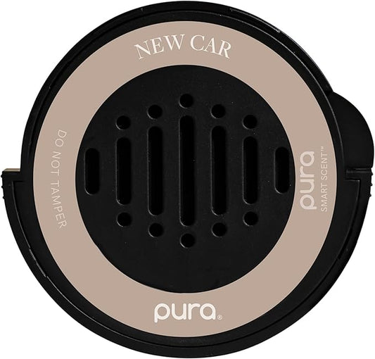 Pura Car Scent Refill - Fragrance for Pura Car Diffuser - Clean & Safe Luxury Diffuser Scent - Long-Lasting Fragrance for 30 Days of Aroma - Spring & Summer Household Essential - New Car