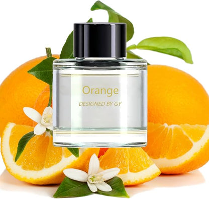 Car Air Fresheners，Smart Car Air Freshener Perfume Refill, [Pronounced Fragrance],1.69 fl oz (50ml), lasts 2–6 months, safe for pregnant women and babies (Orange-fresh)