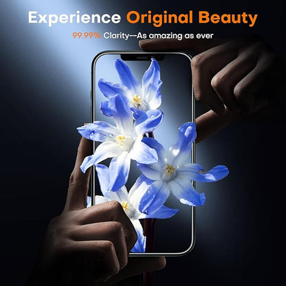 TOCOL for iPhone 11 Pro Max/Xs Max Privacy Screen Protector 9H Hardness Military Grade Shatterproof HD Tempered Glass Easy Installation Case Friendly 2 Pack