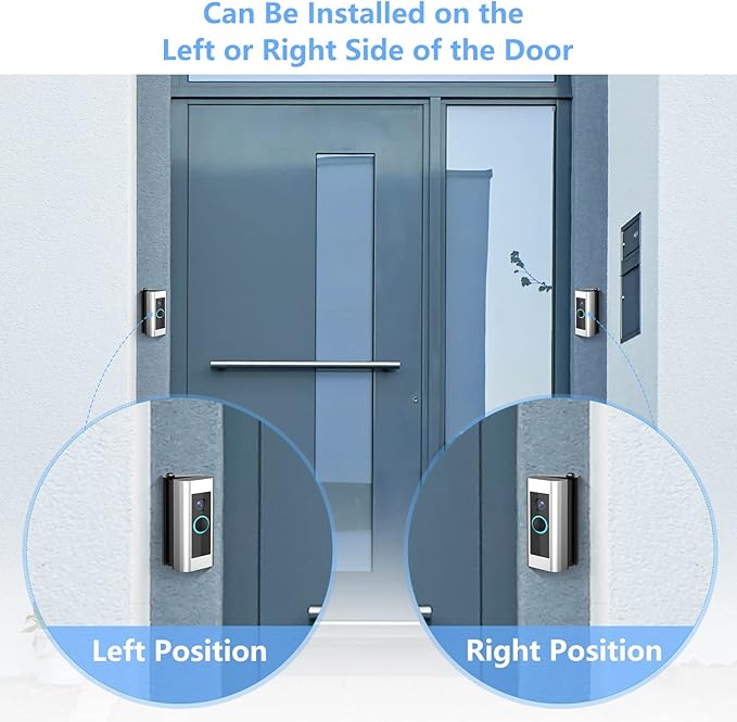 RIOVO Adjustable 30 to 55 Degree Doorbell Angle Mount Compatible with Video Doorbell Wired/Pro and Blink Video Doorbell, Replacement Angle Adjustment Adapter Mounting Bracket Wedge Kit
