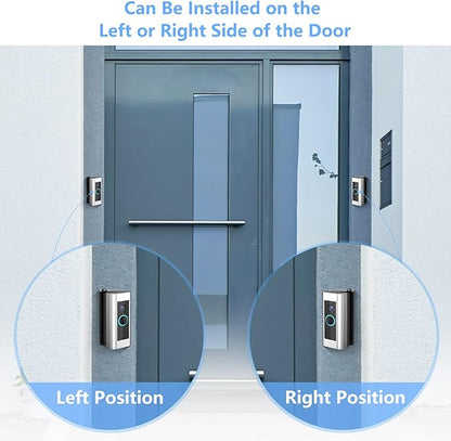 RIOVO Adjustable 30 to 55 Degree Doorbell Angle Mount Compatible with Video Doorbell Wired/Pro and Blink Video Doorbell, Replacement Angle Adjustment Adapter Mounting Bracket Wedge Kit