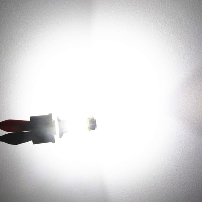Alla Lighting 899 880 LED Fog Lights Bulbs 3000lm Extreme Super Bright 12V 892 886 PG13 Replacement