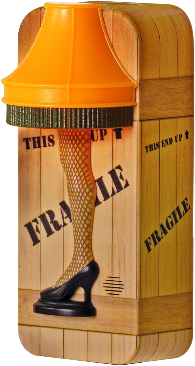 Clapper A Christmas Story Nightlight Leg Lamp, Says Movie Quotes, Wireless Sound Activated On/Off Light Switch, Clap Detection, Perfect for Kitchen/Bedroom/TV/Appliances, 120 V Wall Plug, Smart Home