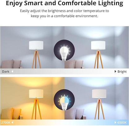 SONOFF B05-BL-A19 Wi-Fi Smart RGB Bulb 9W Variable Color, 2700K - 6500K Brightness Adjustable Color Temperature, APP Remote Control, Can Work with Alexa and Google Assistant (1 Pack)