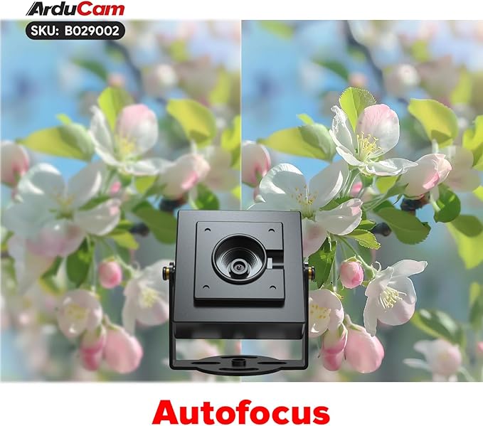 Arducam 16MP Autofocus USB Camera Module, USB2.0 Webcam, Lightburn Camera with Multiple preset AI Resolutions for Windows, Linux, Android, and Mac OS