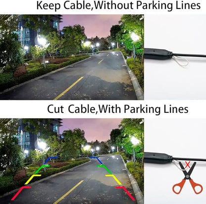 Vlicevrn HD Fisheye Vehicle Car Rear View Camera Night Vision Backup Parking Camera for Toyota 4Runner N210 MK4 / Hilux Surf N210 / SW4 N210 MK4 / Fortuner/Innova (Golden Fisheye Fixed)