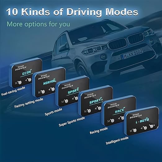 Throttle Response Controller Compatible for Chevy Colorado (2012-2022) GMC Canyon(2006-2022) 9 Drive Modes Throttle Connected APP Wind Booster GT Smart Electronic Throttle Accelerator