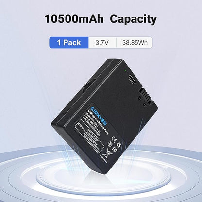 10500mAh High Capacity Rechargeable Li-ion Battery Pack for Eufy Security Devices Compatible with Video Doorbell Cameras S330 E330 S230 S220 S231 and Smart Door Locks T8790 T8520 T8531