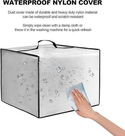 Dust Cover for LEVOIT Humidifiers for Bedroom Home, Smart Warm and Cool Mist Air Humidifier,Heavy Duty Dustproof Anti-Static Nylon Case for OasisMist4.5L Humidifier Protective Cover (Silver)