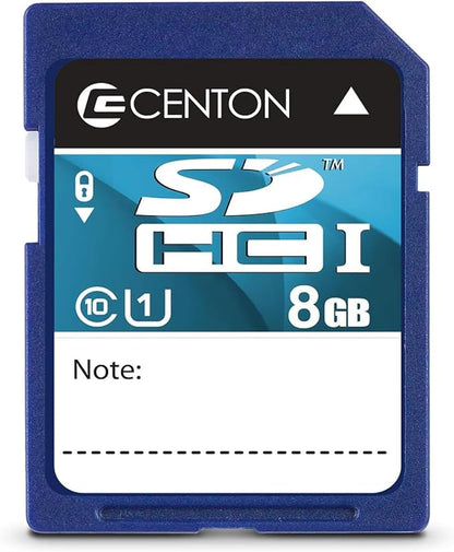Centon Electronics MP Essential SDHC Card, Ultimate Memory Card for Phones, Tablets, Cameras, and More, UHS1, 8GB