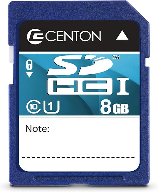 Centon Electronics MP Essential SDHC Card, Ultimate Memory Card for Phones, Tablets, Cameras, and More, UHS1, 8GB, 5 Bulk Pack