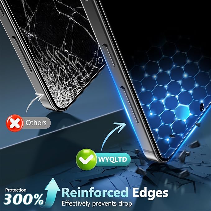 2 Pack for Samsung Galaxy S26 Plus Privacy Screen Protector Tempered Glass, Fingerprint Unlocking, 25° Anti Spy, Full Coverage, Case Friendly, Easy Installation