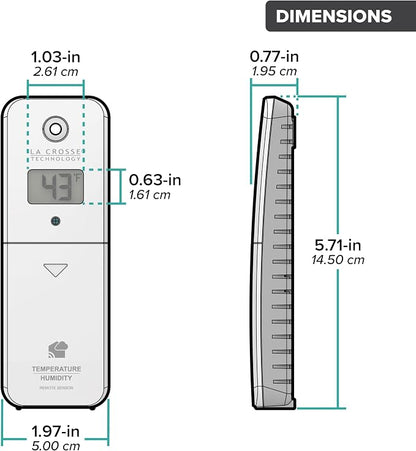 Temp Tracker Wi-Fi Alert System with the Bridge Gateway and an Indoor Outdoor Temperature and Humidity Sensor