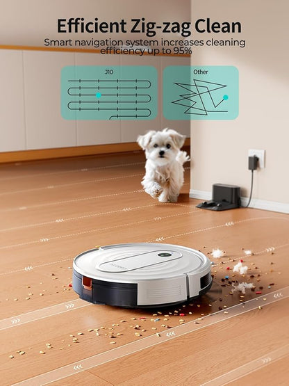 Airzeen Robot Vacuum and Mop - 4000Pa Powerful Suction, APP/Alexa Control, 3-in-1 Cleaning Solution with Auto Self-Charging, Perfect for Pet Hair, Carpets, and Hard Floors